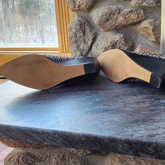 1. State Leopard Print Kipp Wedge Booties Size 9M - Picture 11 of 15